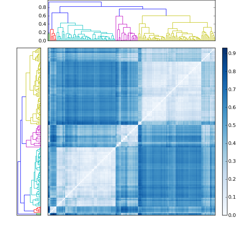 Distances graph