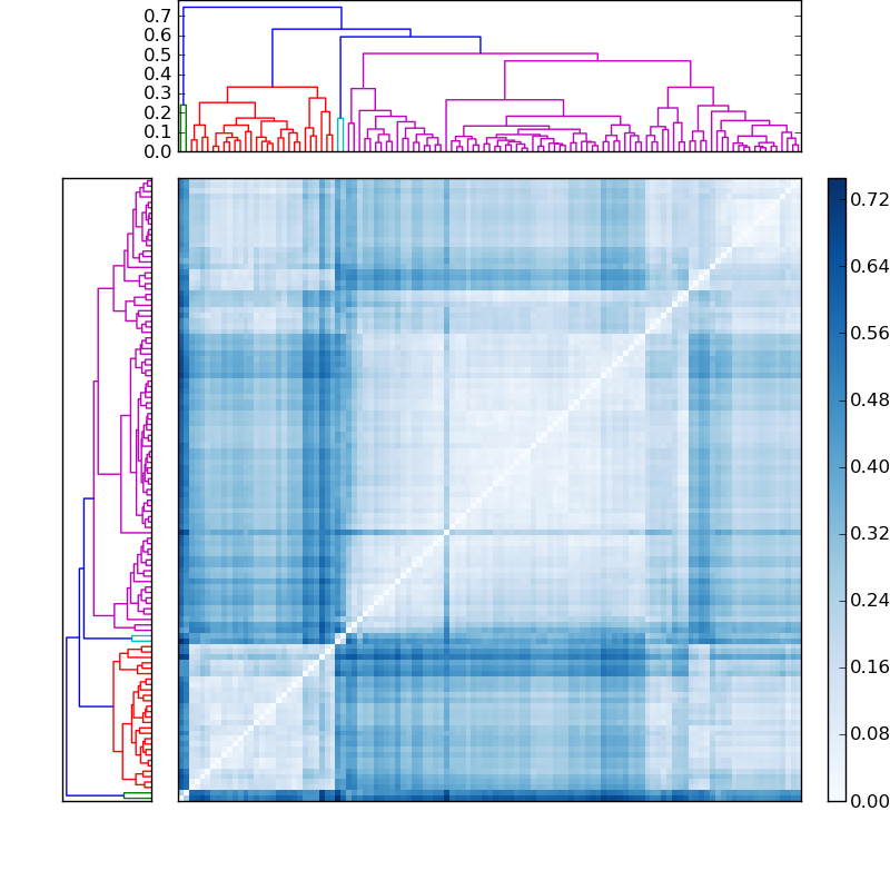 Distances graph