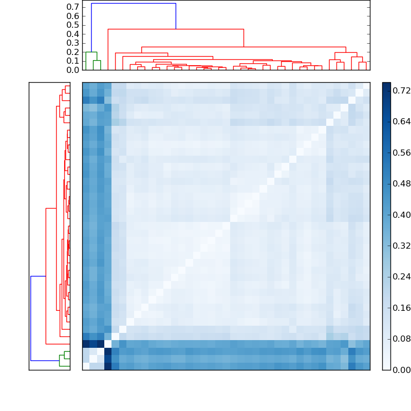 Distances graph