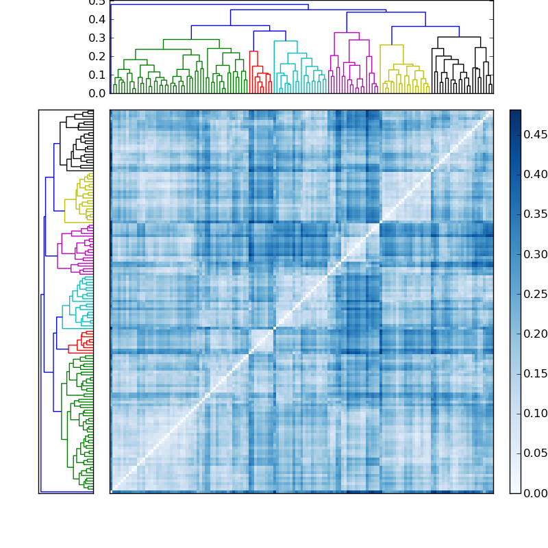 Distances graph