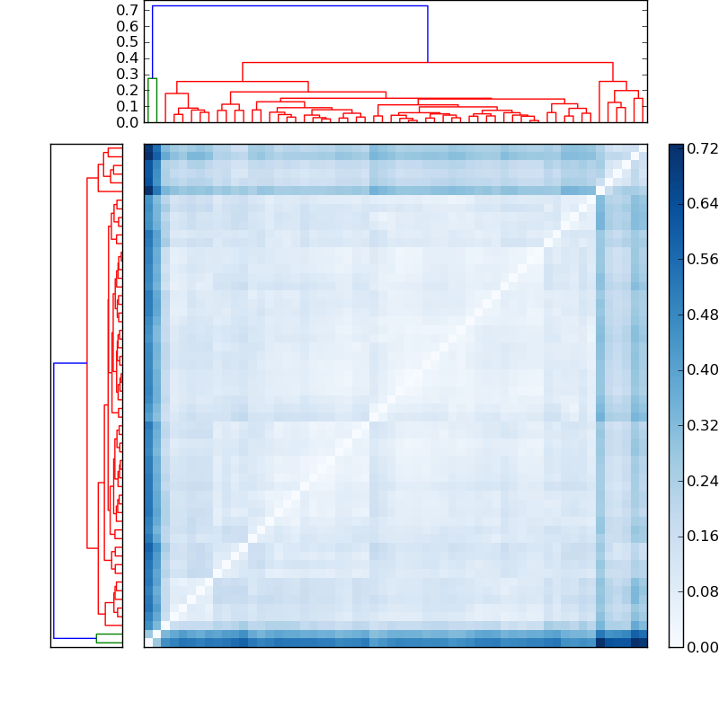 Distances graph
