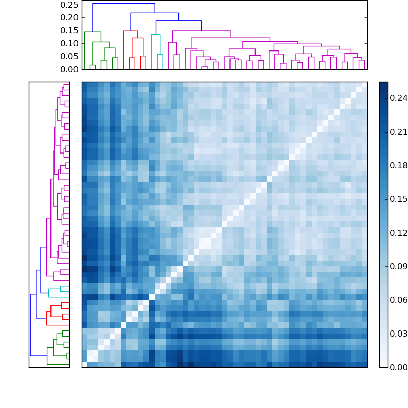 Distances graph