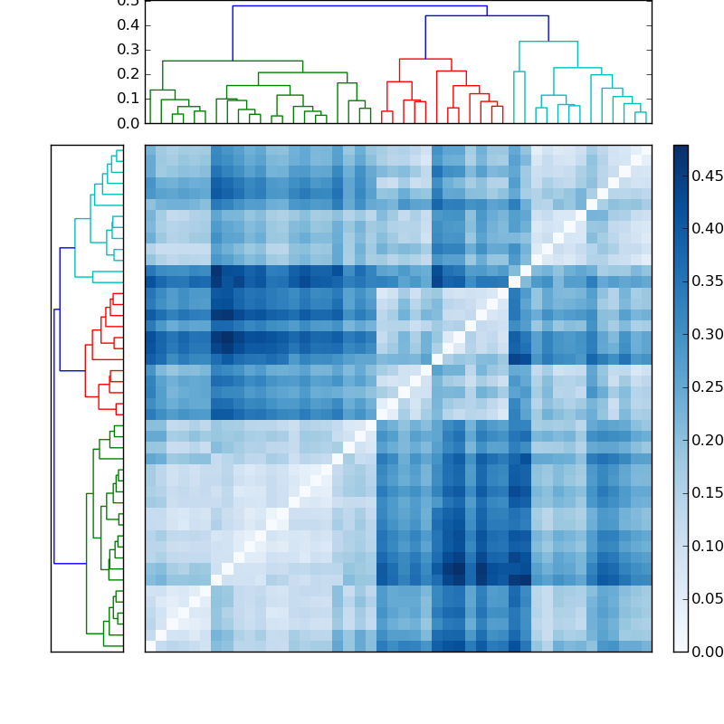 Distances graph