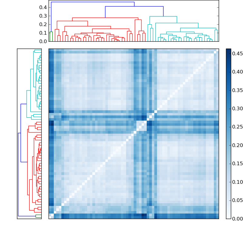 Distances graph