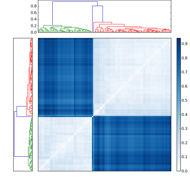 Distances graph