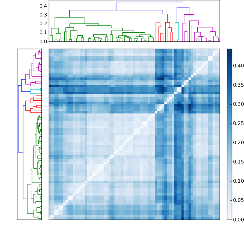 Distances graph