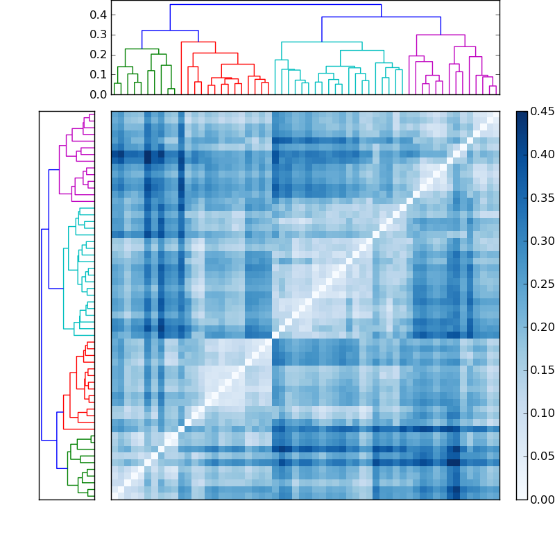 Distances graph