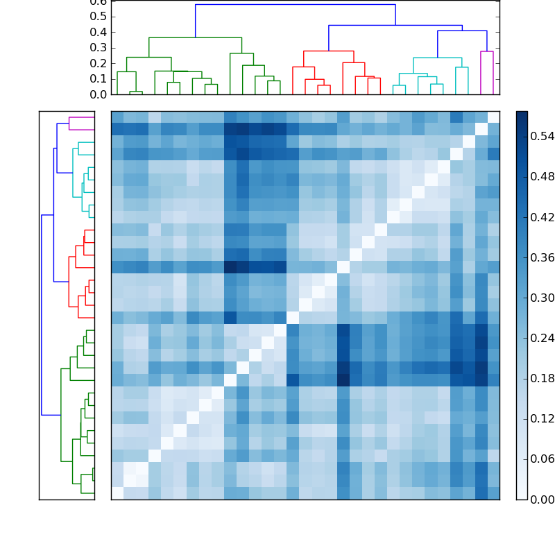 Distances graph