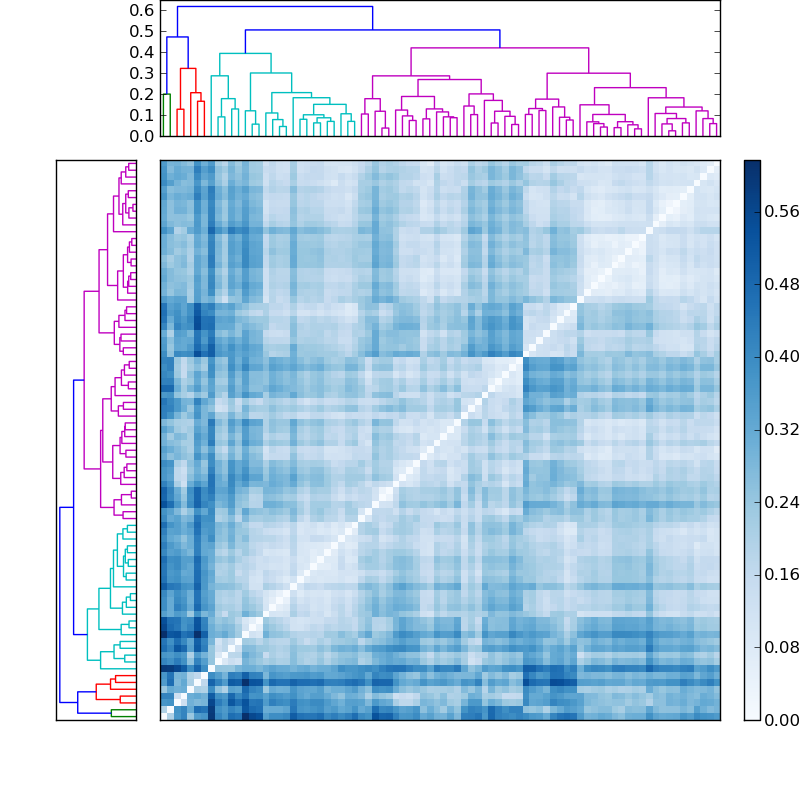 Distances graph