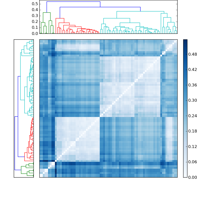 Distances graph