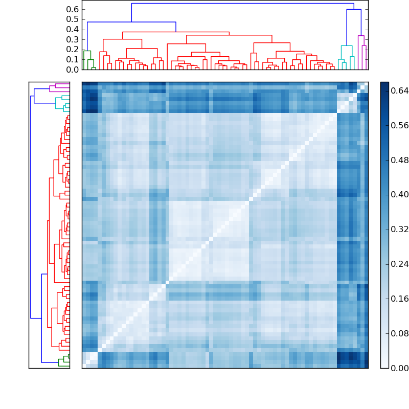 Distances graph