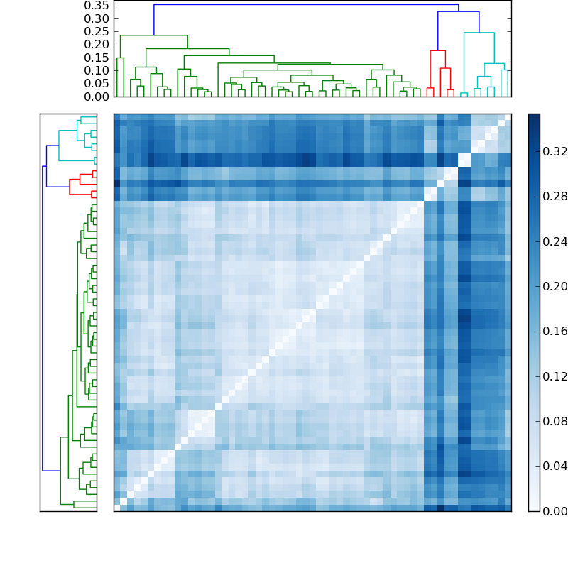 Distances graph
