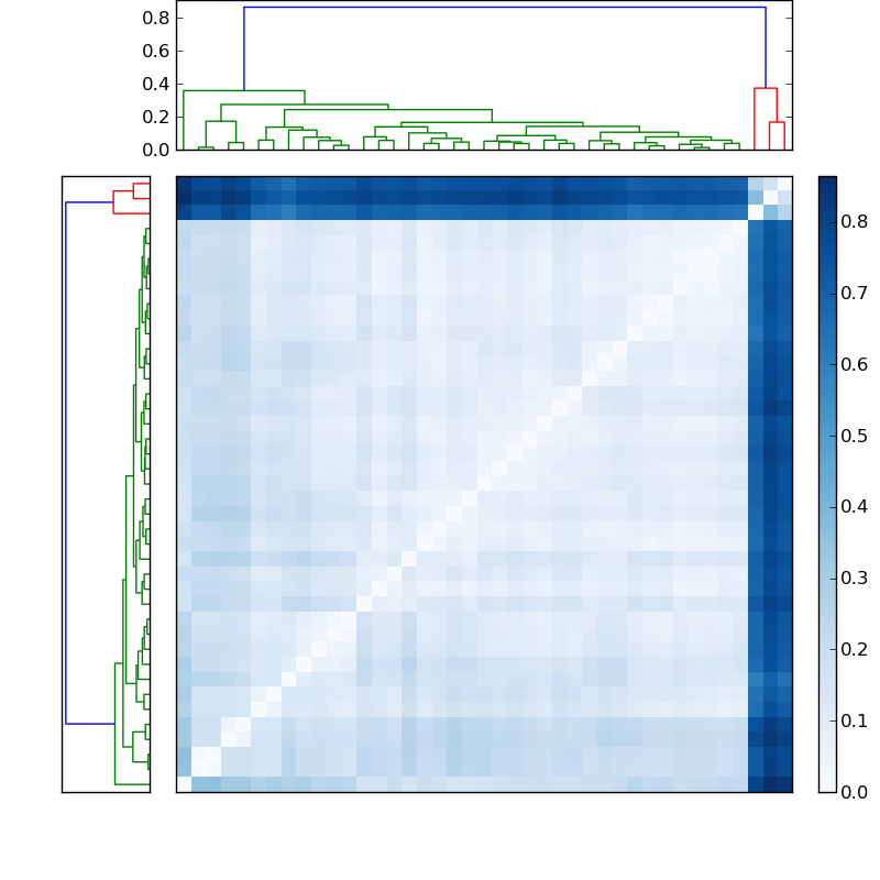 Distances graph