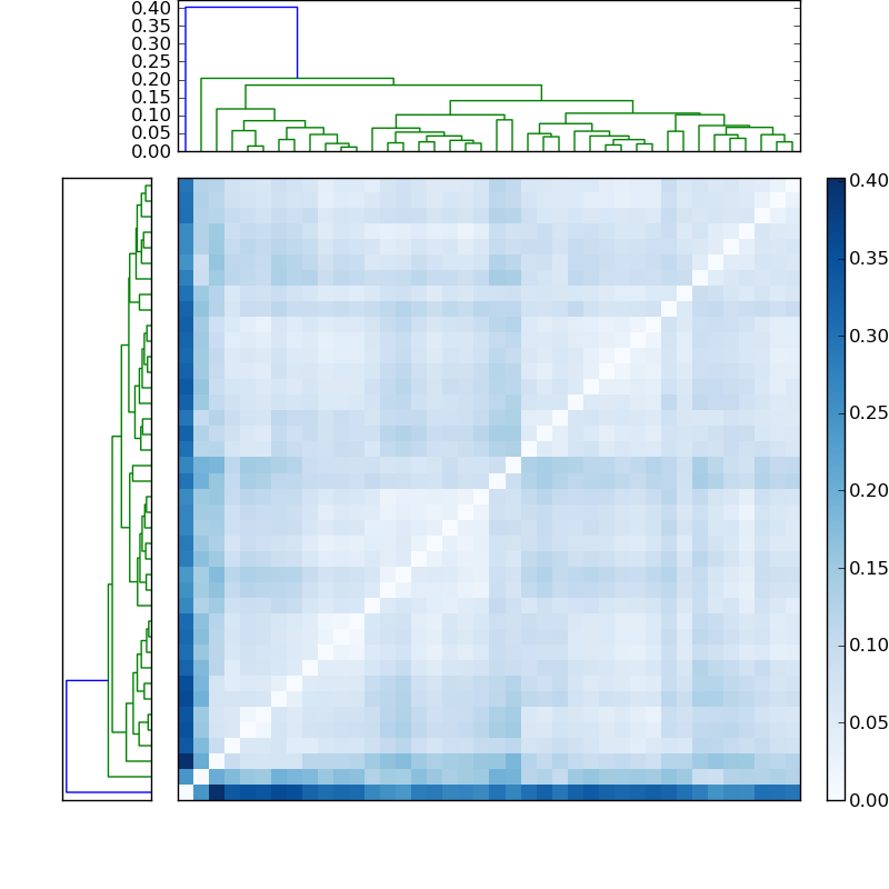 Distances graph