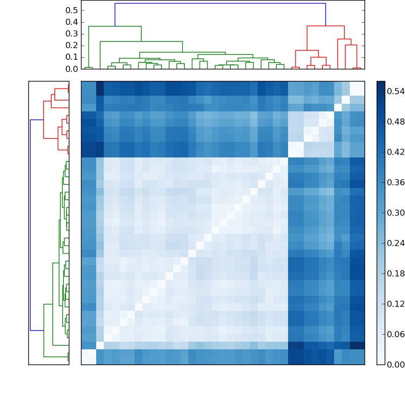 Distances graph