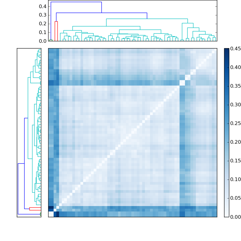 Distances graph