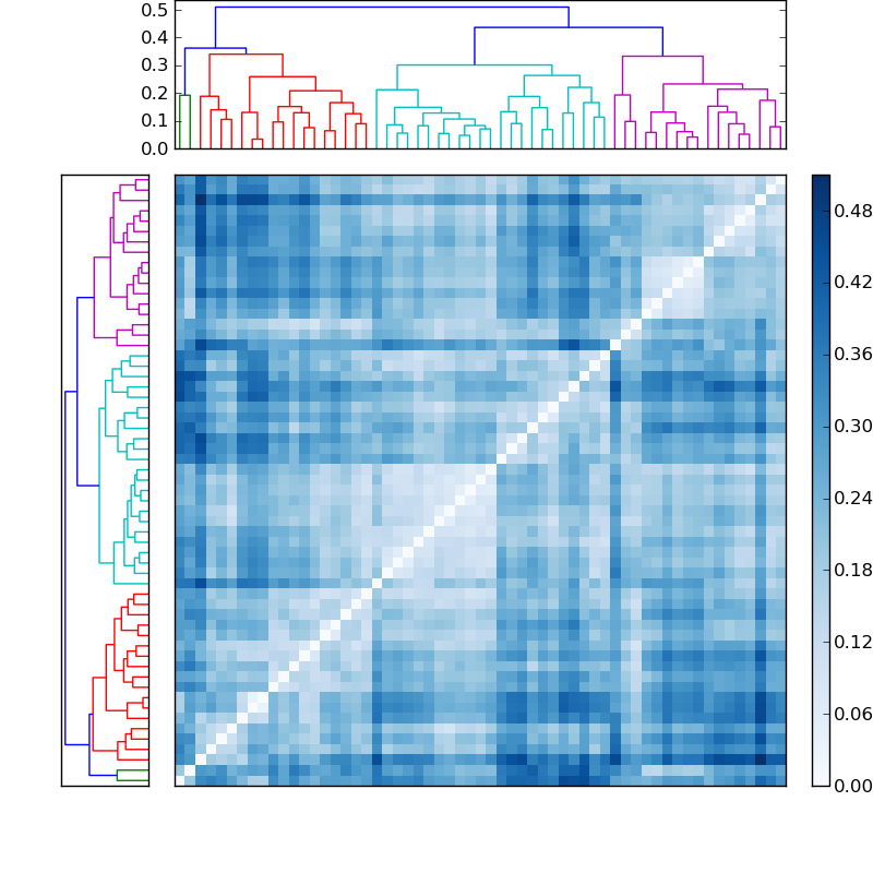 Distances graph