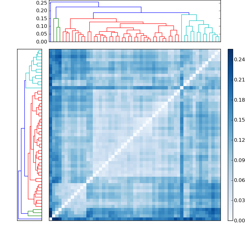 Distances graph