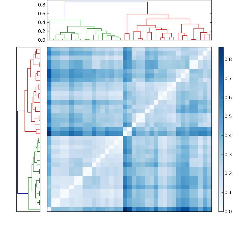 Distances graph