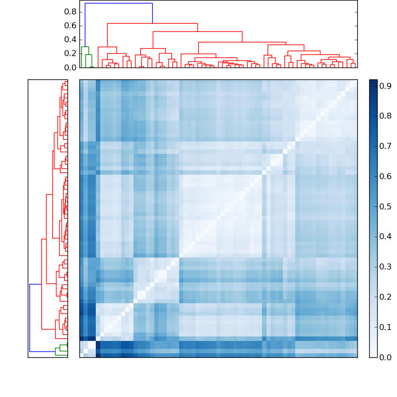 Distances graph