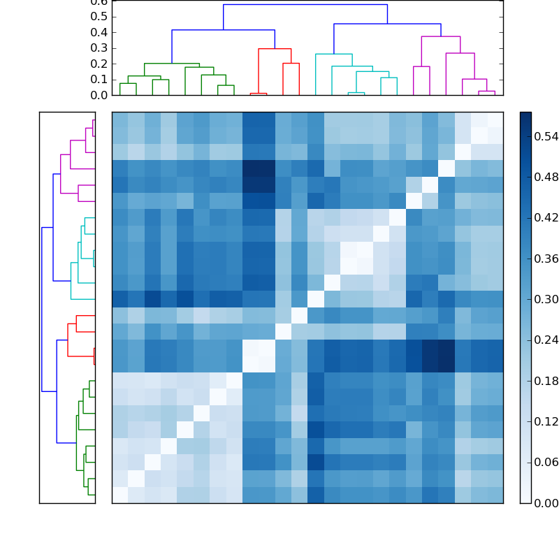 Distances graph