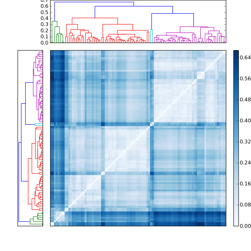 Distances graph