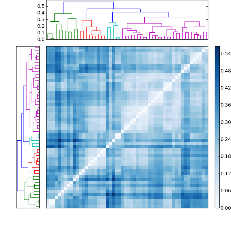 Distances graph