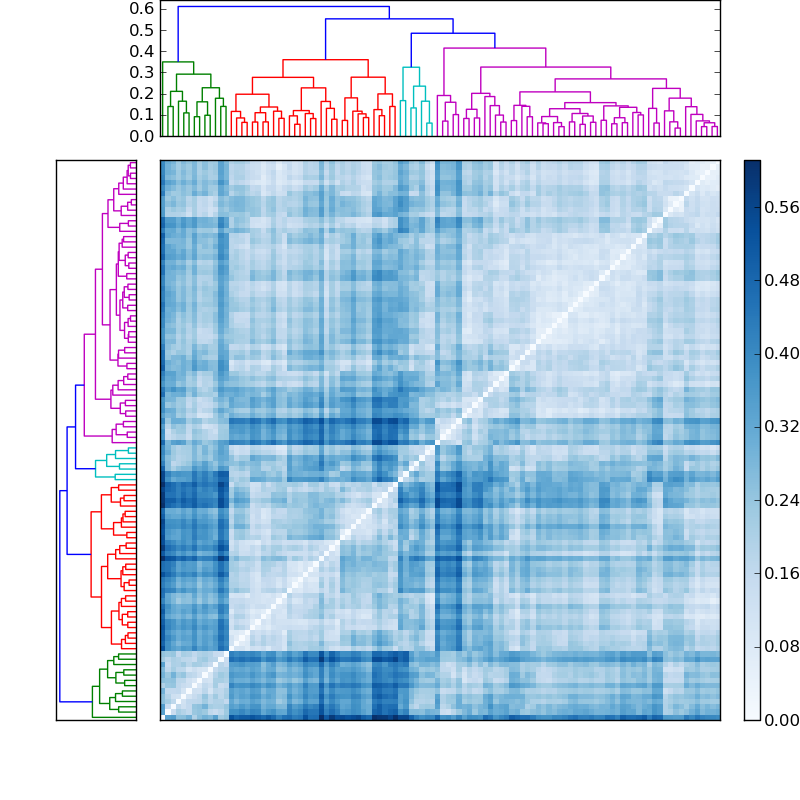 Distances graph