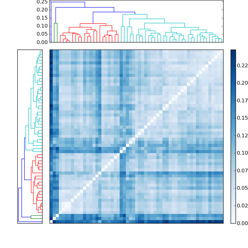 Distances graph