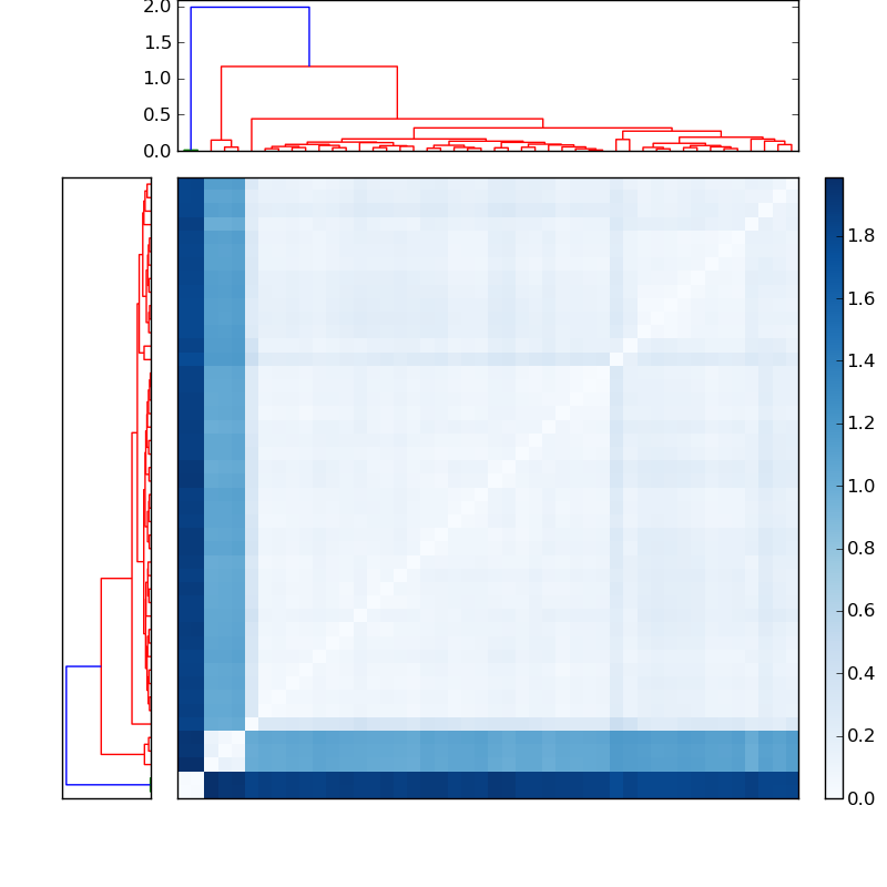Distances graph