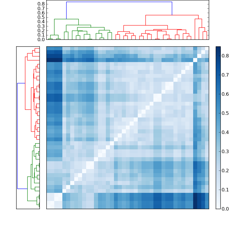 Distances graph