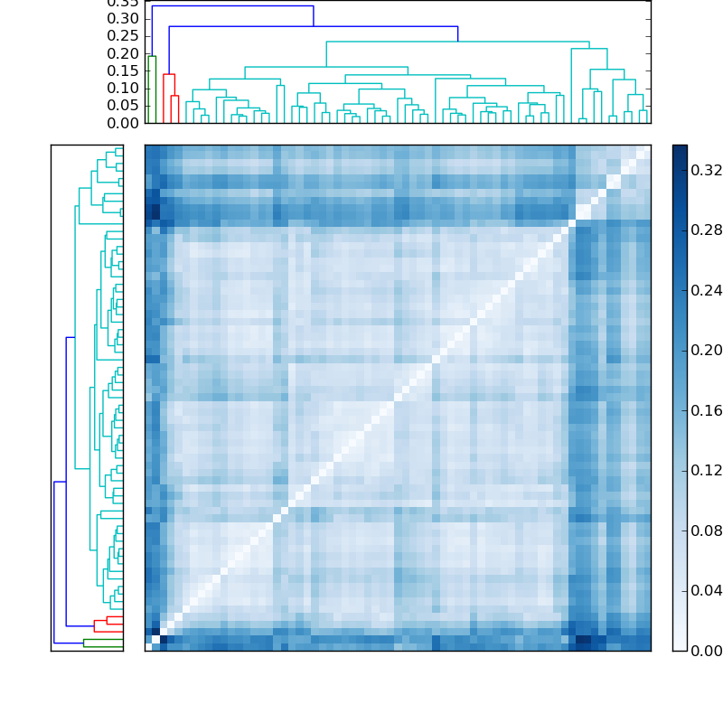 Distances graph