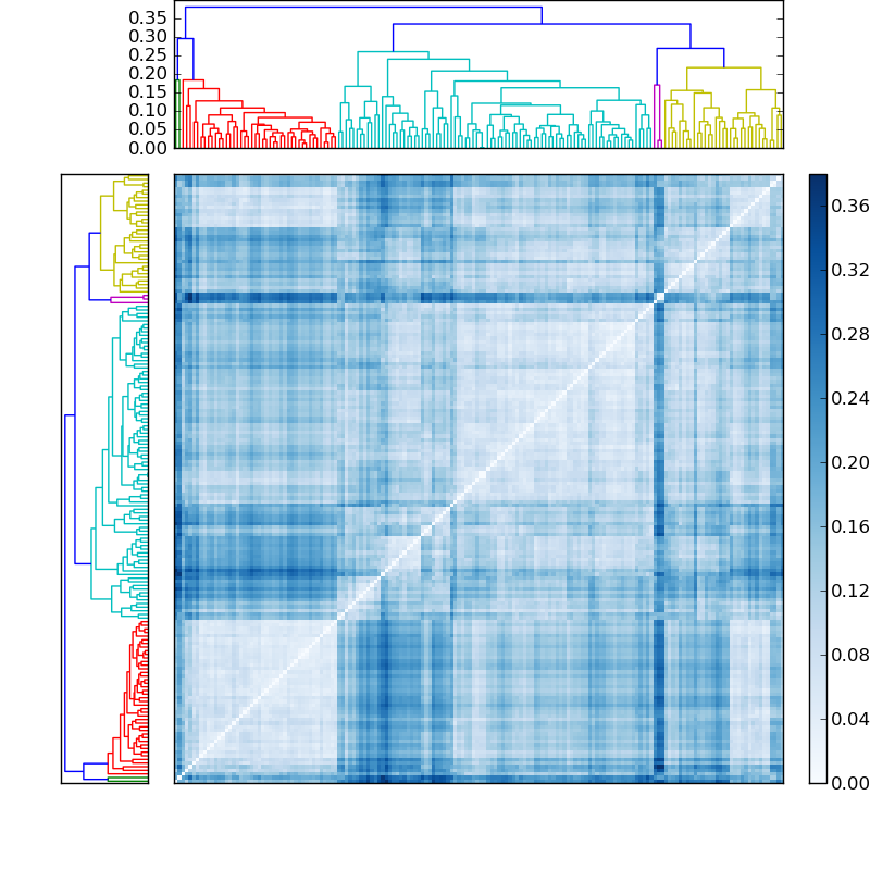 Distances graph