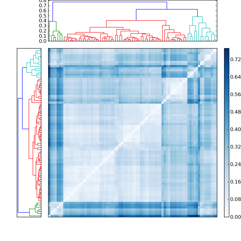 Distances graph