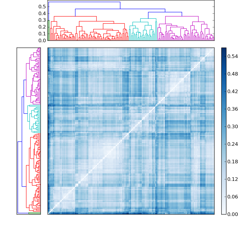 Distances graph