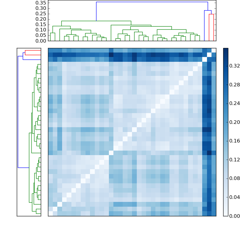 Distances graph
