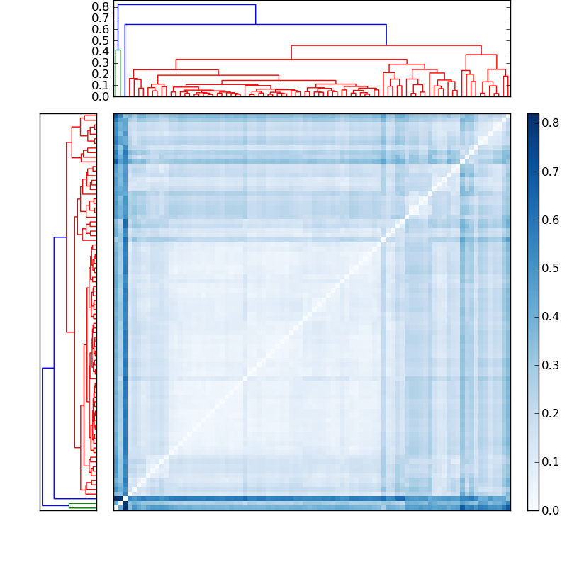 Distances graph