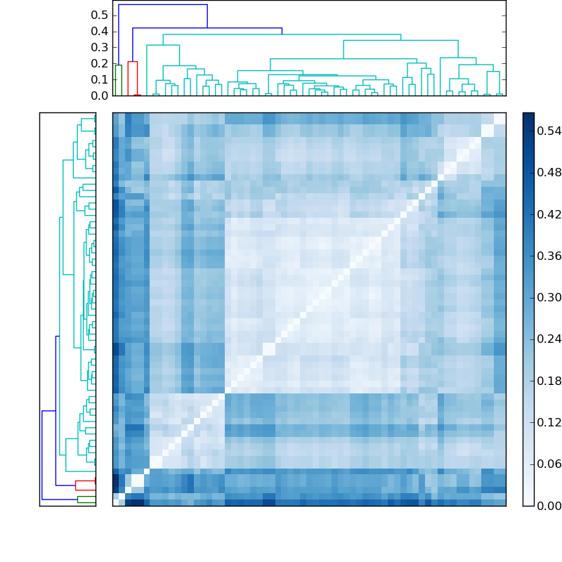 Distances graph