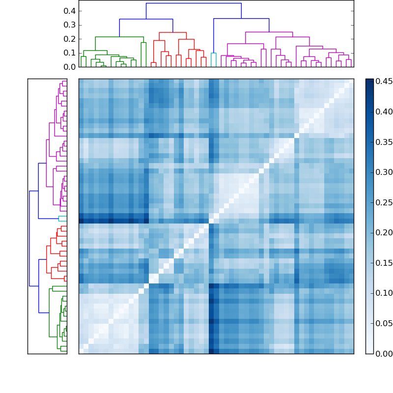 Distances graph