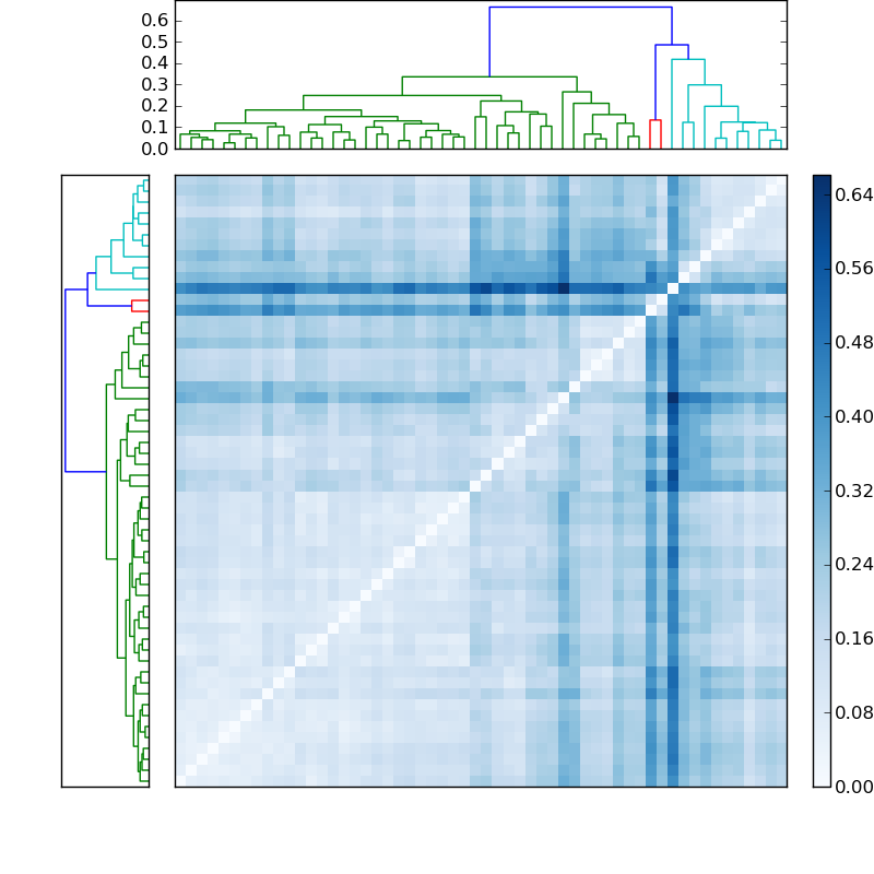 Distances graph