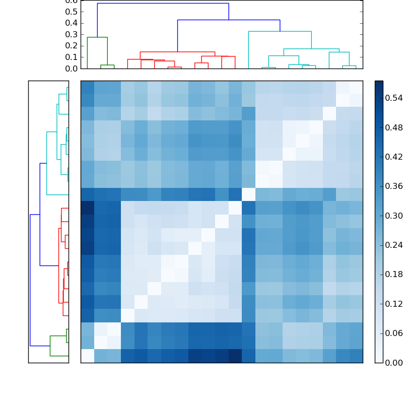 Distances graph