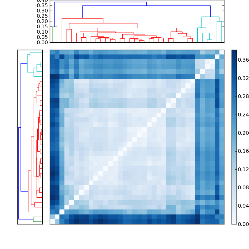 Distances graph