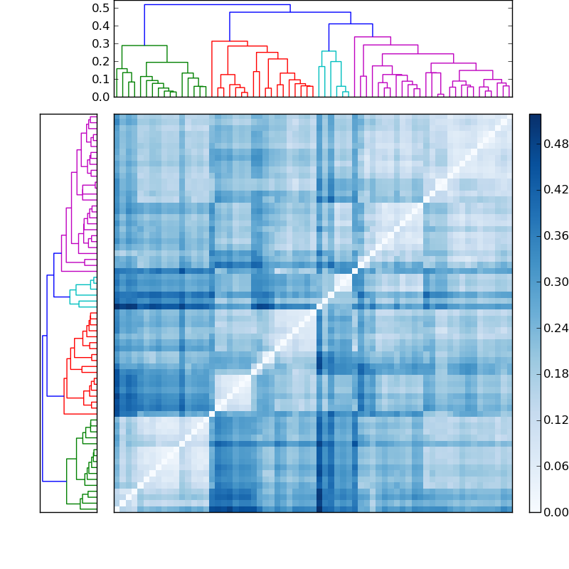 Distances graph