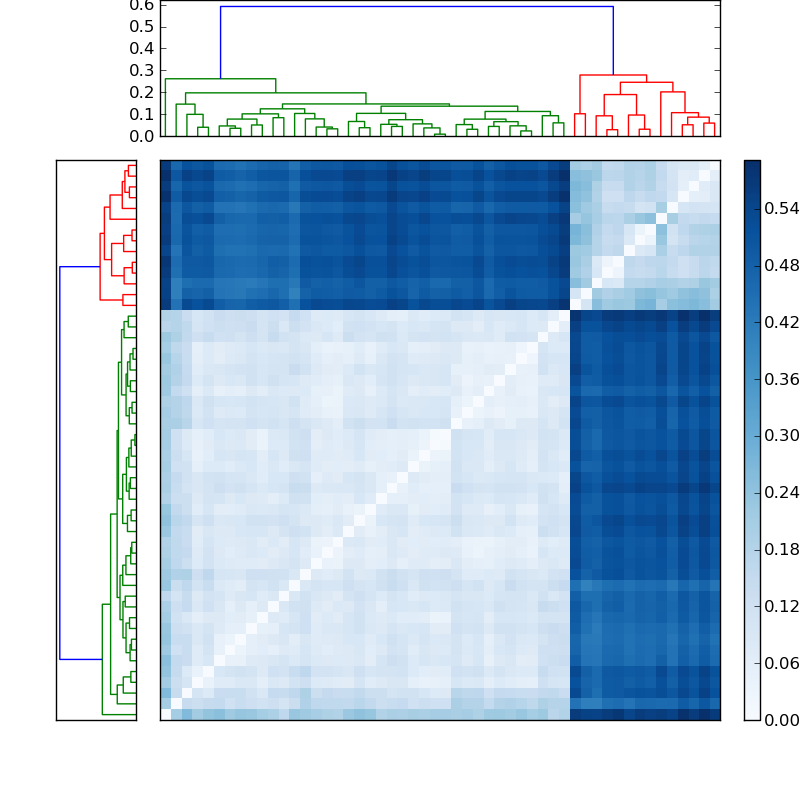 Distances graph