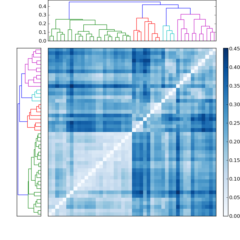 Distances graph