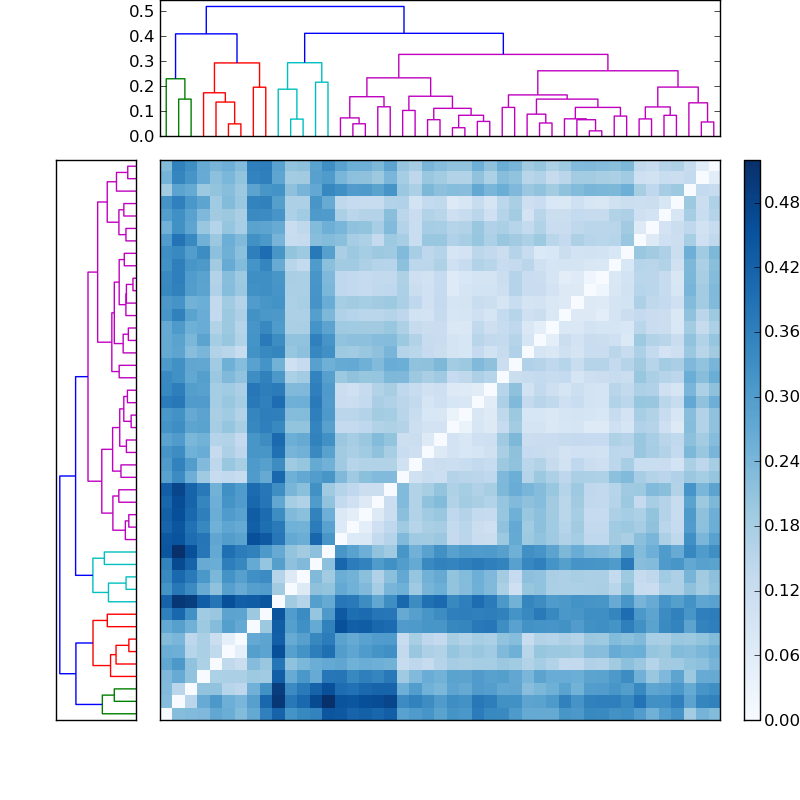 Distances graph