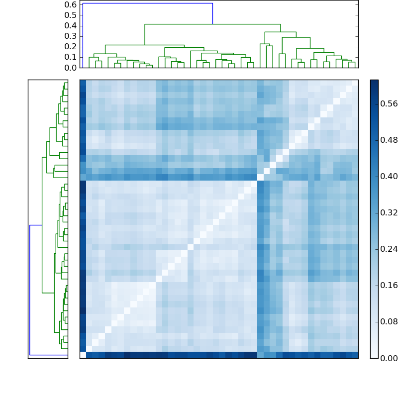 Distances graph