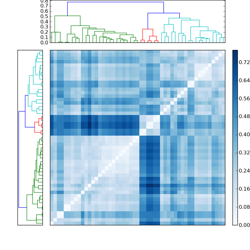 Distances graph