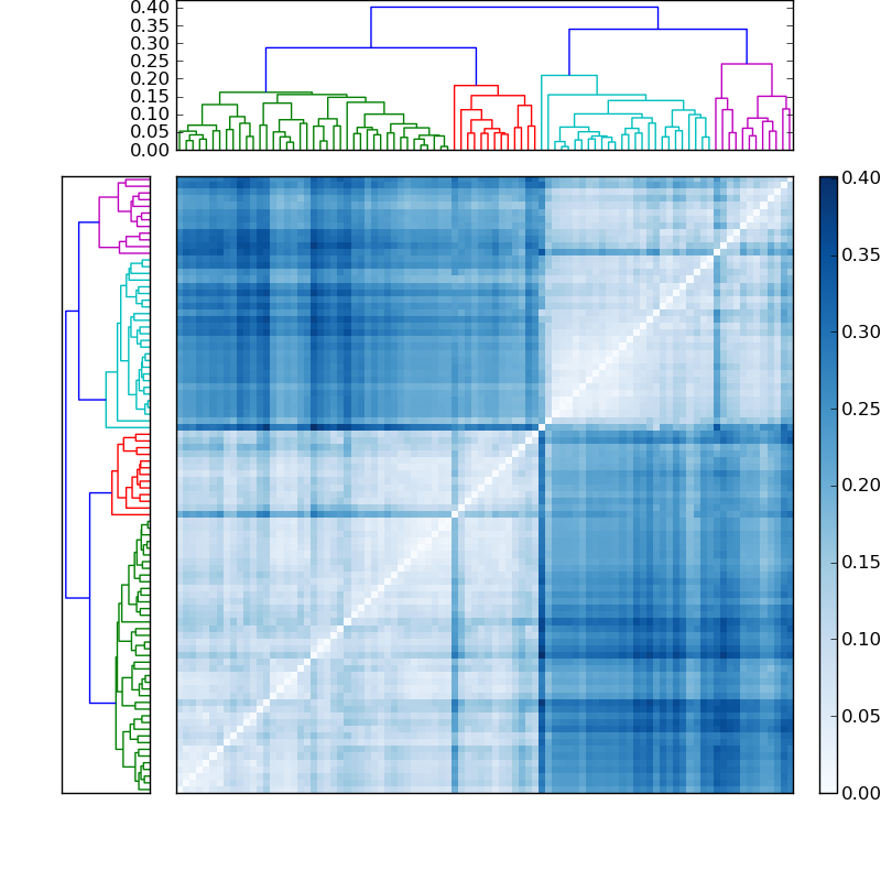 Distances graph