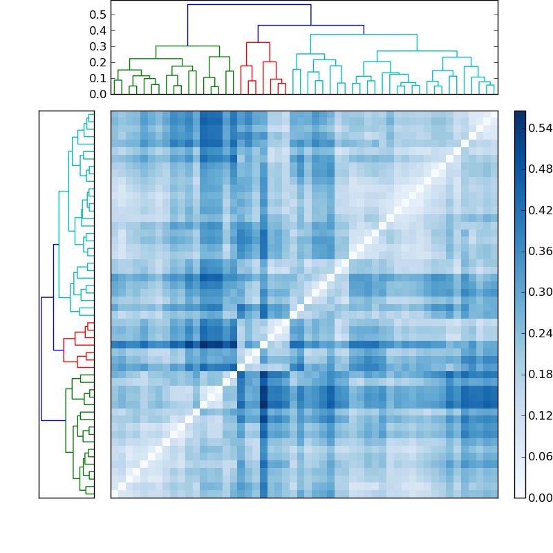 Distances graph